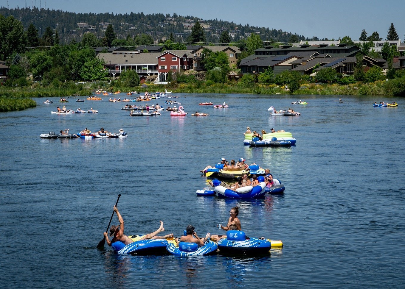 Bend Residents Float the Deschutes River